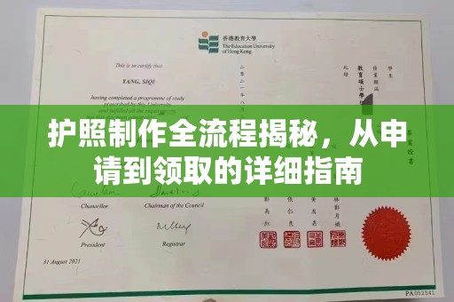 台南护照制作全流程揭秘，从申请到领取的详细指南