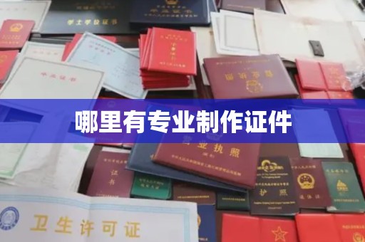 台南哪里有专业制作证件