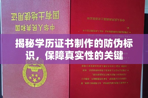 台南揭秘学历证书制作的防伪标识，保障真实性的关键