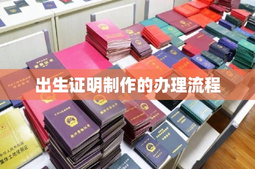 台南出生证明制作的办理流程